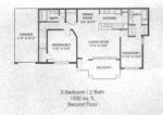 Two Bedrooms, Two Bathrooms with Garage 1232 Square Feet