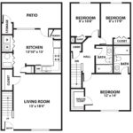 Three Bedrooms, Two Bathrooms 1309 Square Feet